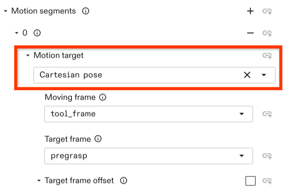 Example for Cartesian Pose.