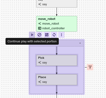 continue play portion