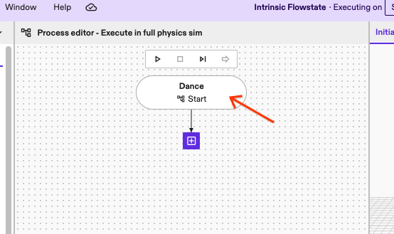 Start node of a Process