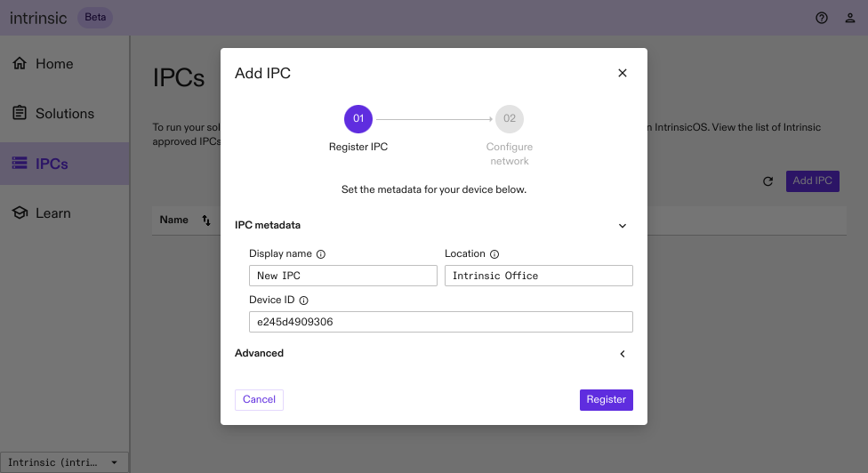 Example Parameters to Add