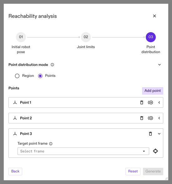 Multipoint mode with points added